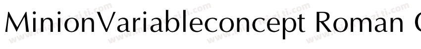 MinionVariableconcept Roman GBpc EU字体转换